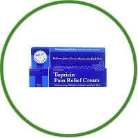 Topricin Anti Inflammatory Pain Relief And Healing Cream