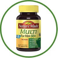Nature Made Multi for Him 50+ Tablets