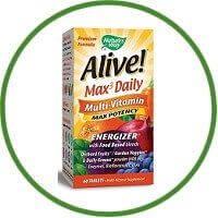 Nature’s Way Alive Whole Food Energizer Multi-Vitamin