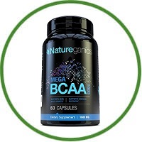 Natureganics MEGA BCAA 1600 Amino Acids
