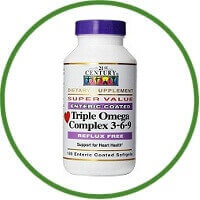 21st Century Dietary Supplement Triple Omega Complex 3-6-9