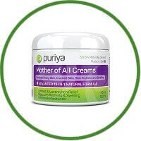 Puriya Cream For Eczema, Psoriasis, Rosacea, Dermatitis, Shingles And Rashes