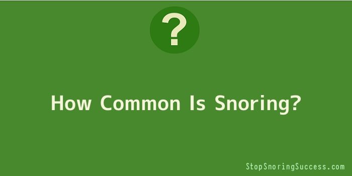 How Common Is Snoring