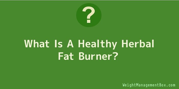 What Is A Healthy Herbal Fat Burner